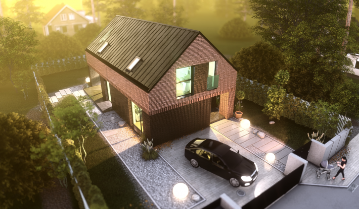 Projekt domu: ARCHI PLUS 120 (wariant II)